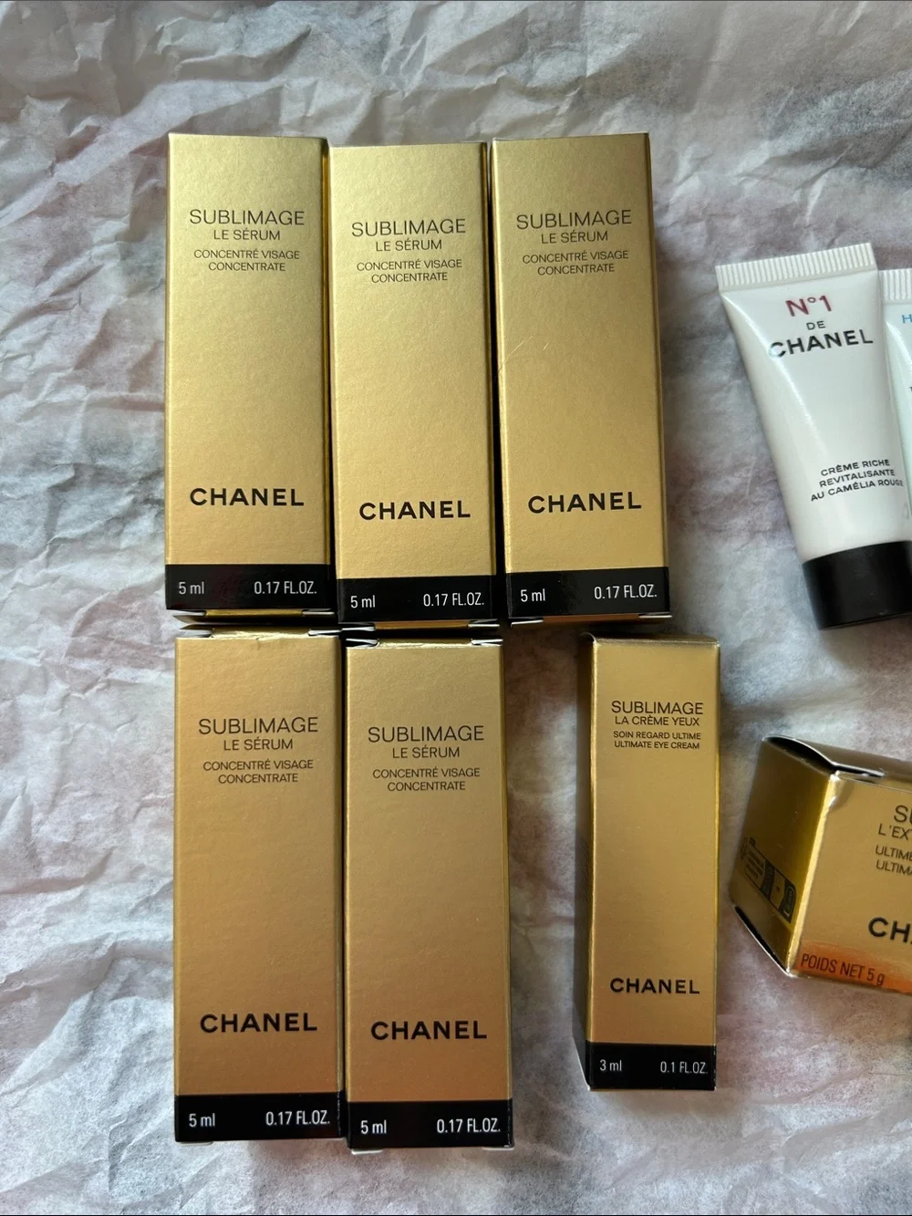 Chanel & Sisley skincare 13 pc bundle